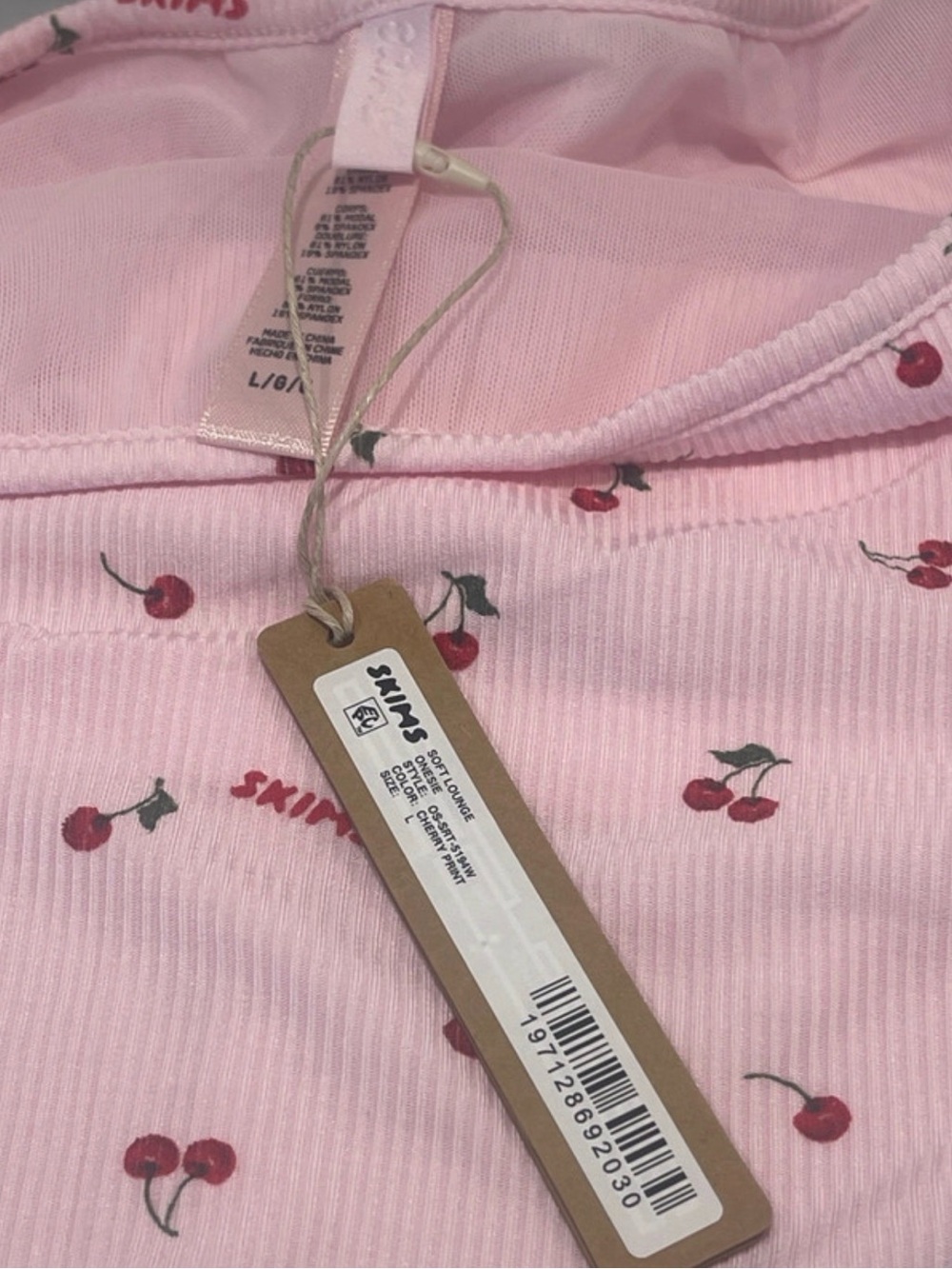 SKIMS Limited Edition Soft Lounge Onesie size L, NWT - Picture 2 of 6